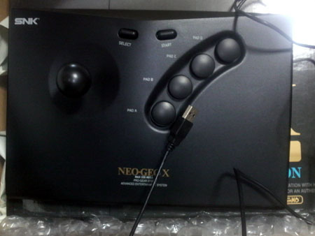 NEOGEOXのスティック